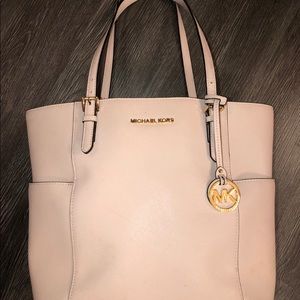 Authentic Michael Kors pale pink purse